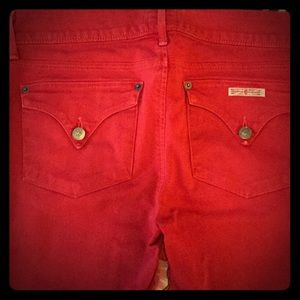 Hudson Collin Skinny Jean, Red, 29